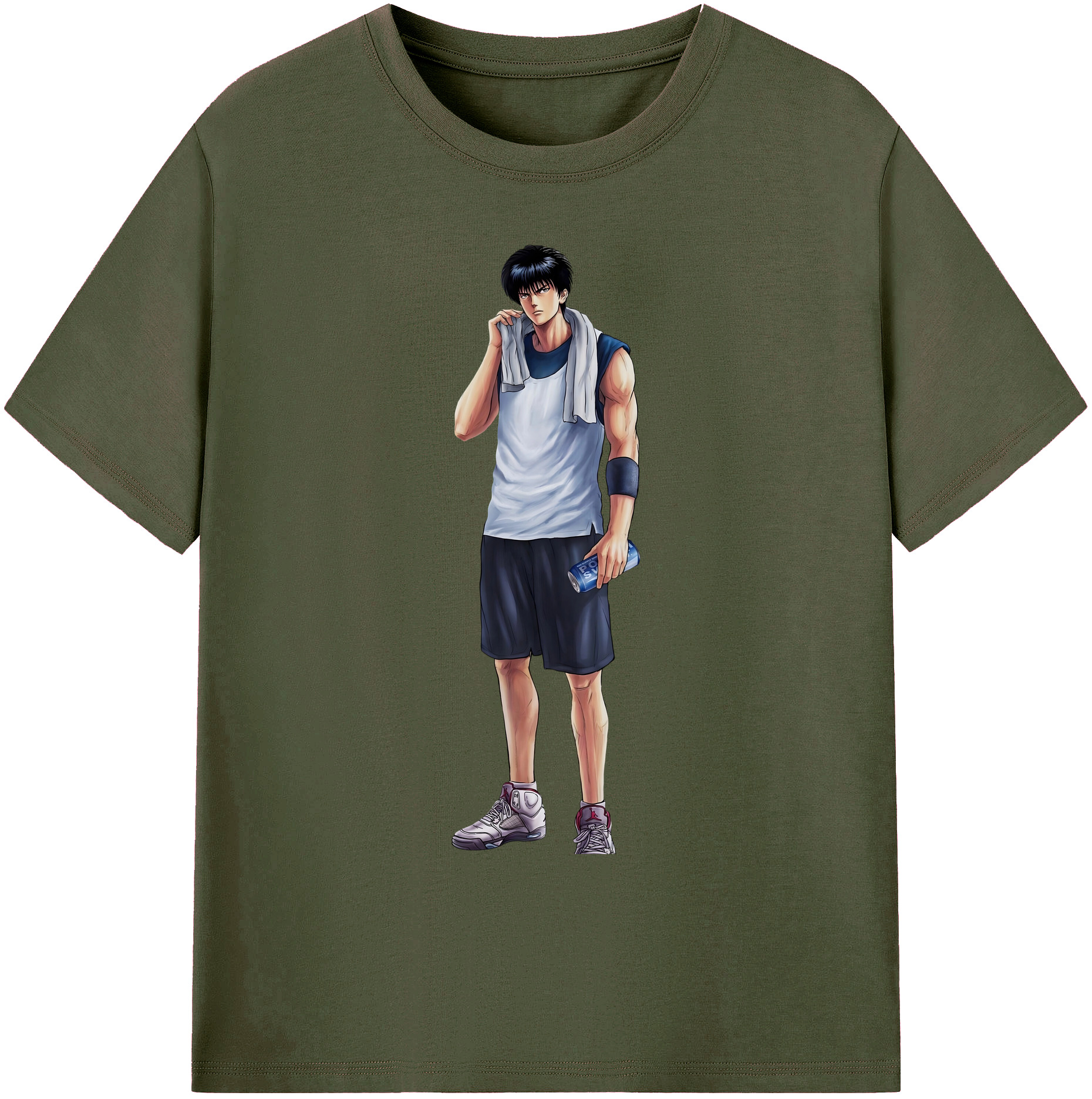 （画像用） SLAM DUNK／スラムダンク 綿100％ メンズ半袖Tシャツ｜肌触りやわらか＆通気性